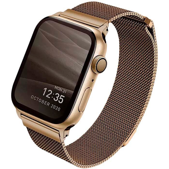 Band UNIQ Dante Steel Strap for Apple Watch 44mm Gold