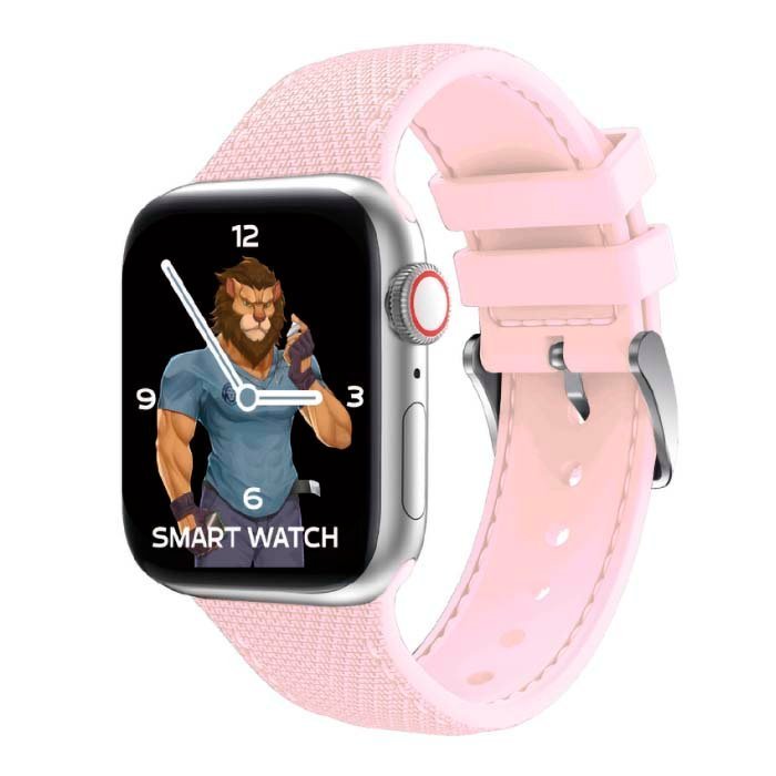 Apple Watch Green Elite Silicone with Style Strap 42mm  Pink