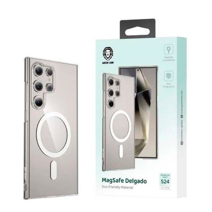 Samsung S24 Ultra Green Lion Delgado MagSafe Case