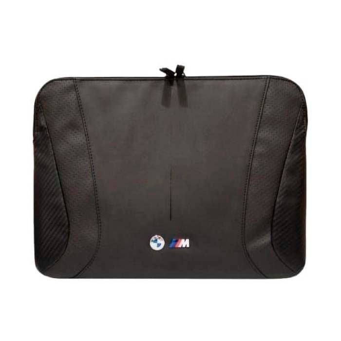 Laptop Bag BMW M PU Leather Sleeve with Carbon Edges & Perforated Curves 15'' 16''