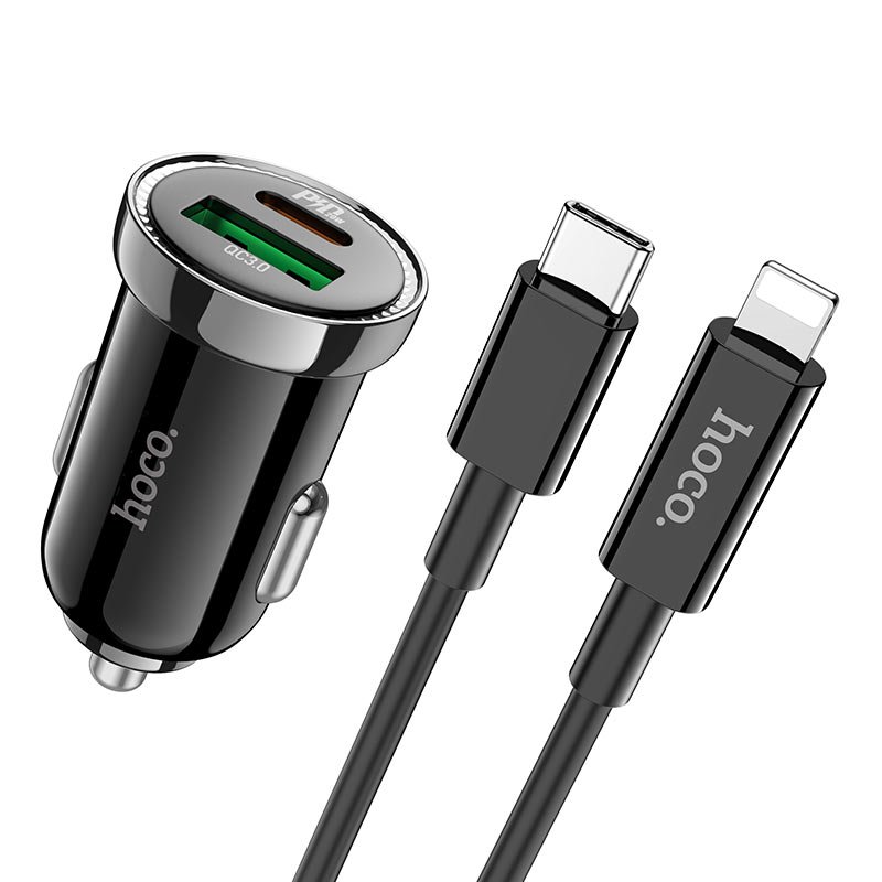 Hoco car charger pd 20w+3