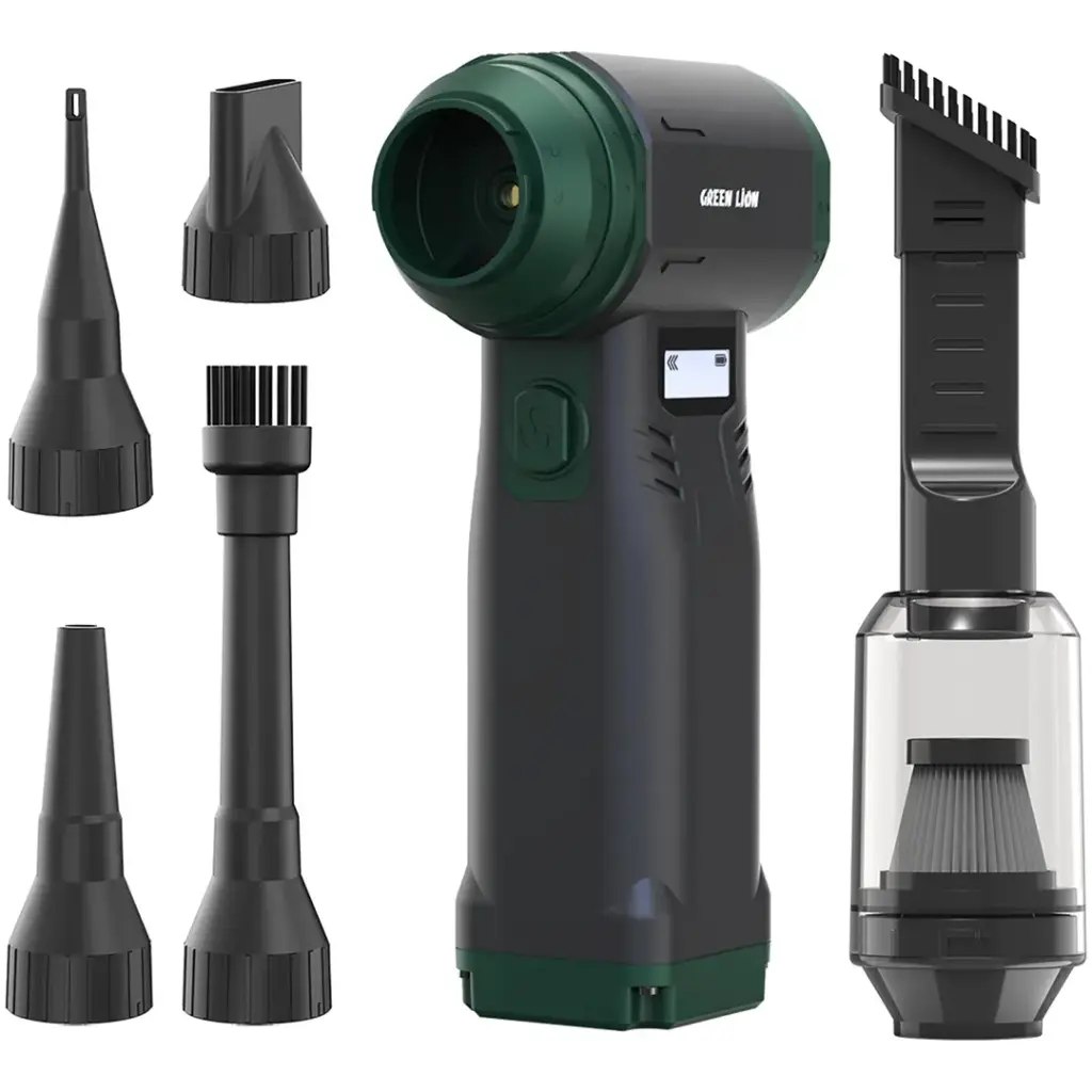 Green Lion Air Master Blower & Vacuum Cleaner - Black