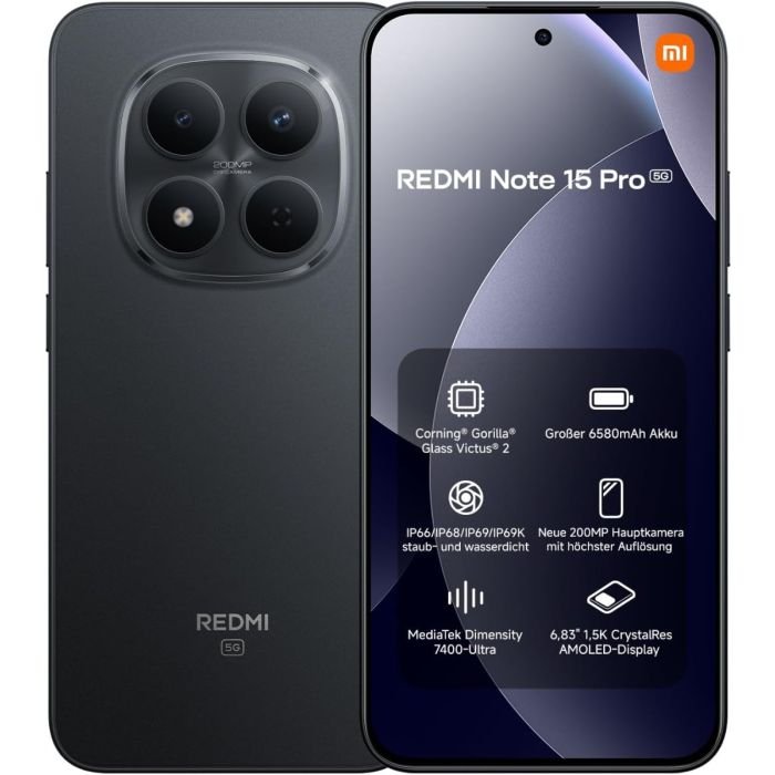 Xiaomi Redmi Note 15 Pro 12/512 Black 5G