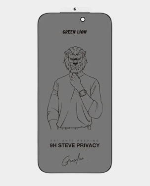 Green Lion 9H Steve Privacy matte Glass forPhone 17 Pro Max,17,17 Air,17 pro